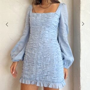 Mini Dress - Sky Blue Size 2 USA
